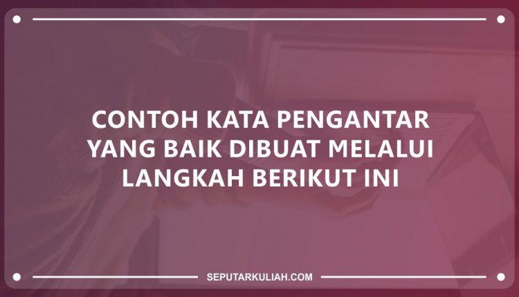 contoh kata pengantar