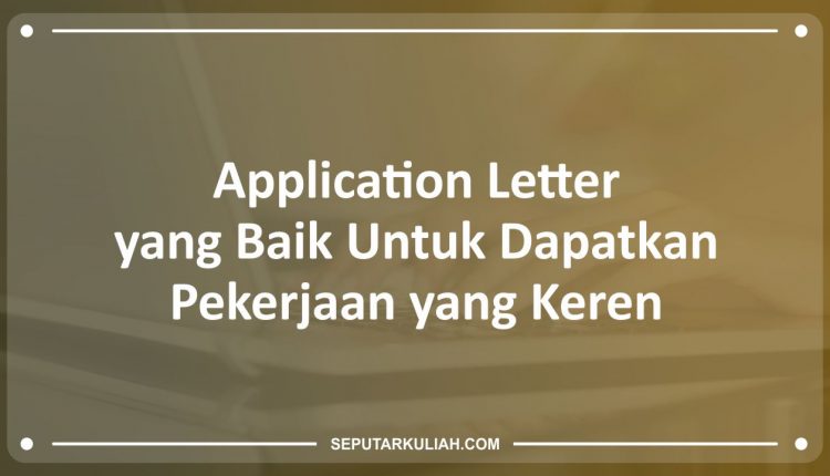 application letter