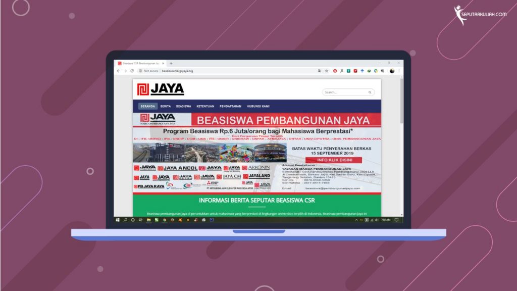 Beasiswa S1 Yayasan Marga Pembangunan Jaya