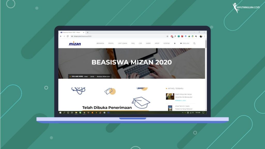 Beasiswa S1 Tugas Akhir Mizan